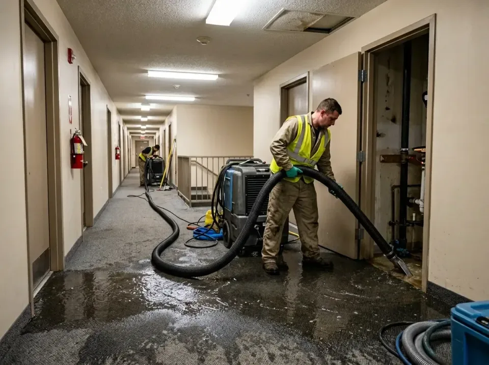 multi-unit-apartment-hallway-f-005 — frequently asked questions, Emergency Burst Pipe Water Extraction & Removal in Newberry…